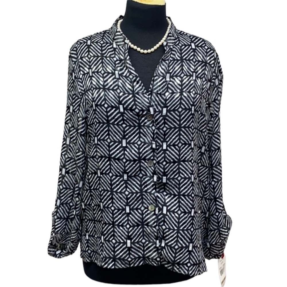 Ruby Rd Printed Blouse